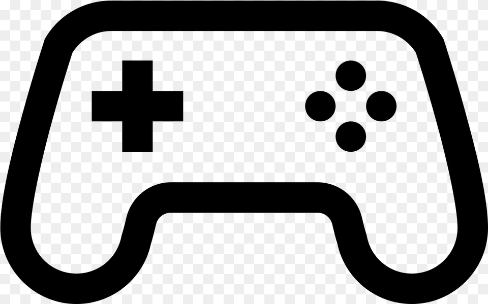 Joystick Clipart Ps4 Controller Game Icon Windows, Gray Free Png