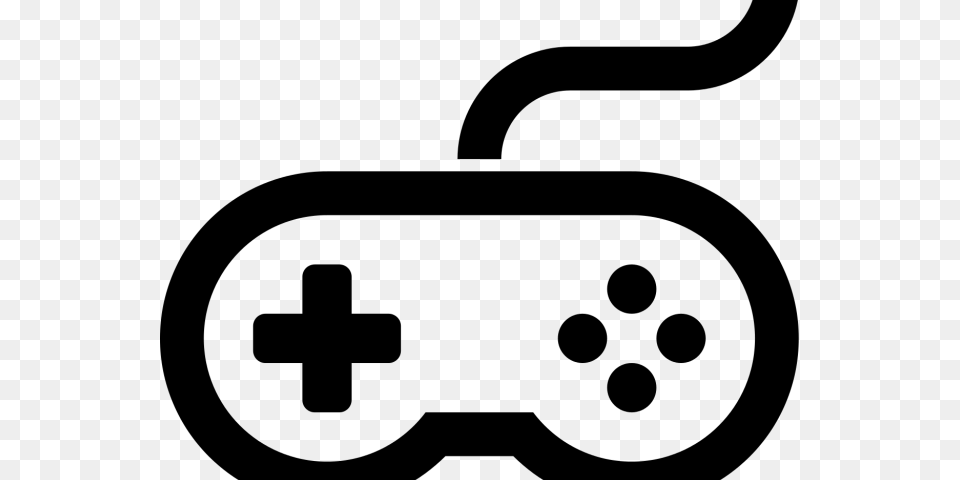 Joystick Clipart Snes Controller Gaming Controller Logo Transparent, Gray Png