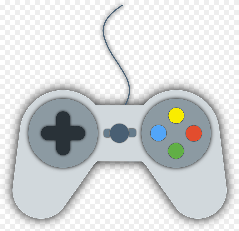 Joystick Video Game Flat Material Vector Graphic On Oyun Konsolu, Electronics, Disk Free Png Download