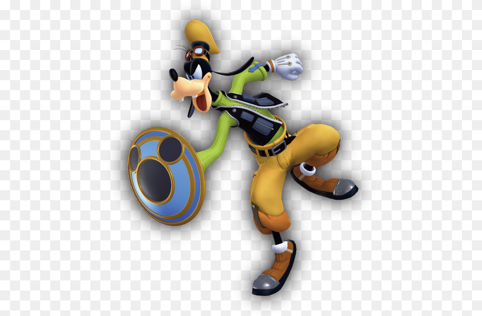 Jp D69d Header Chara 03 Goofy Kh3, Kicking, Person, Baby Png