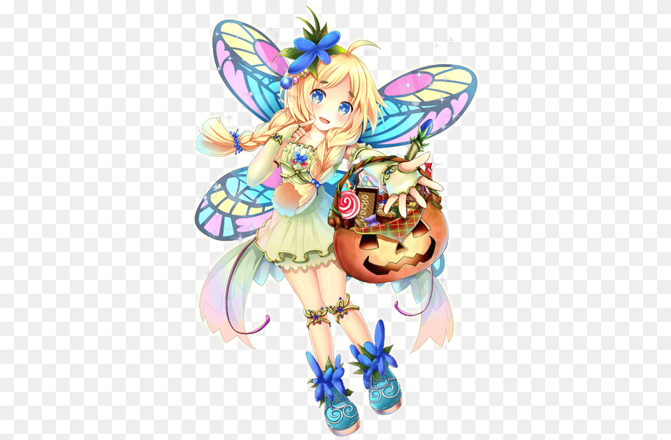 Jp Flower Knight Girl Wikia Fairy, Book, Comics, Publication, Baby Free Png Download