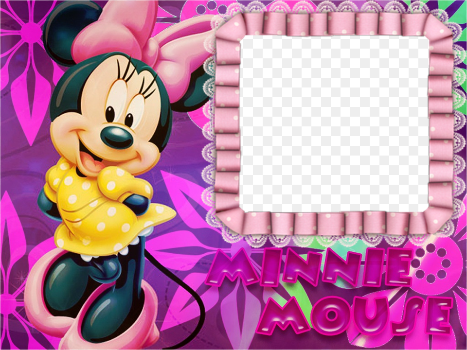 Jp Molduras Digitais La Multi Ani Cu Minnie Mouse, Purple, Toy, Birthday Cake, Cake Free Png Download