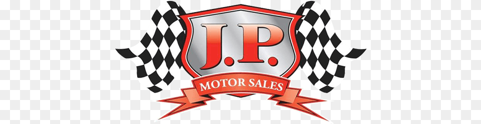 Jp Motors Used Car Dealer Ontario Transparent Race Flags, Logo, Emblem, Symbol, Dynamite Png