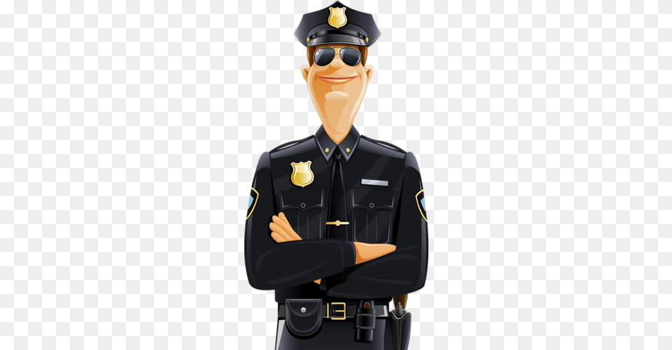 Jpg Black And White Clipart Police Officer Police Clipart, Captain, Person, Adult, Male Free Png Download