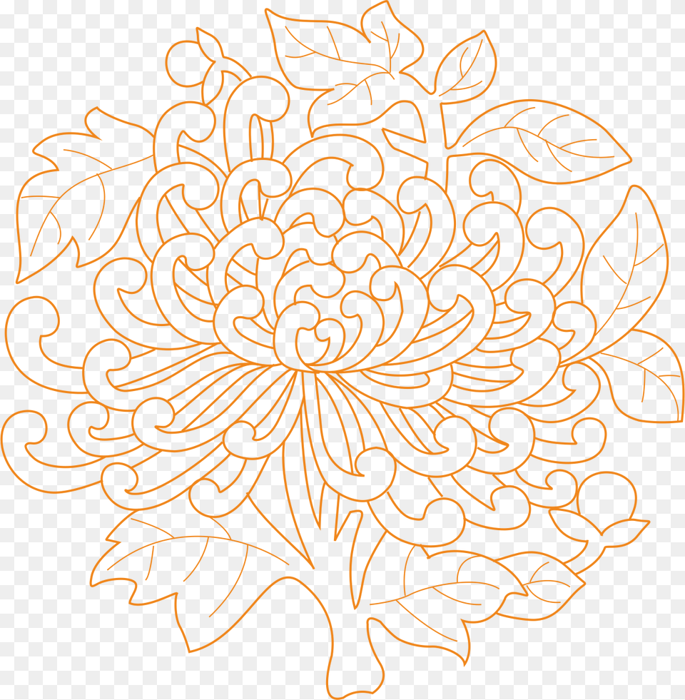 Jpg Black And White Download Floral Design Chrysanthemum Pattern Flower Design Art, Floral Design, Graphics Free Transparent Png