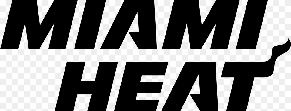 Jpg Black And White Download Heat American Airlines Miami Heat Letter Font, Gray Png