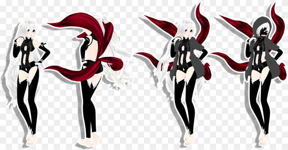 Jpg Black And White Download Miku Drawing Tokyo Ghoul Mmd Miku Ghoul, Adult, Person, Female, Woman Free Png