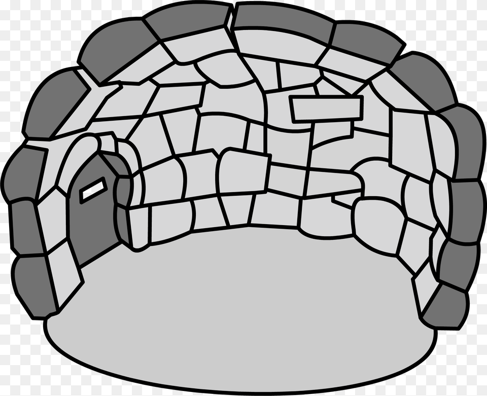 Jpg Black And White Download Secret Stone Club Penguin Club Penguin Igloo, Nature, Outdoors, Snow, Ammunition Free Transparent Png