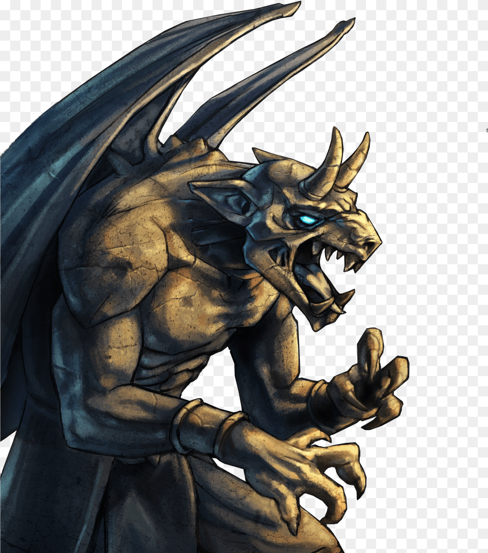 Jpg Black And White Library Fighters Gargoyle Blade Drawing Png Image