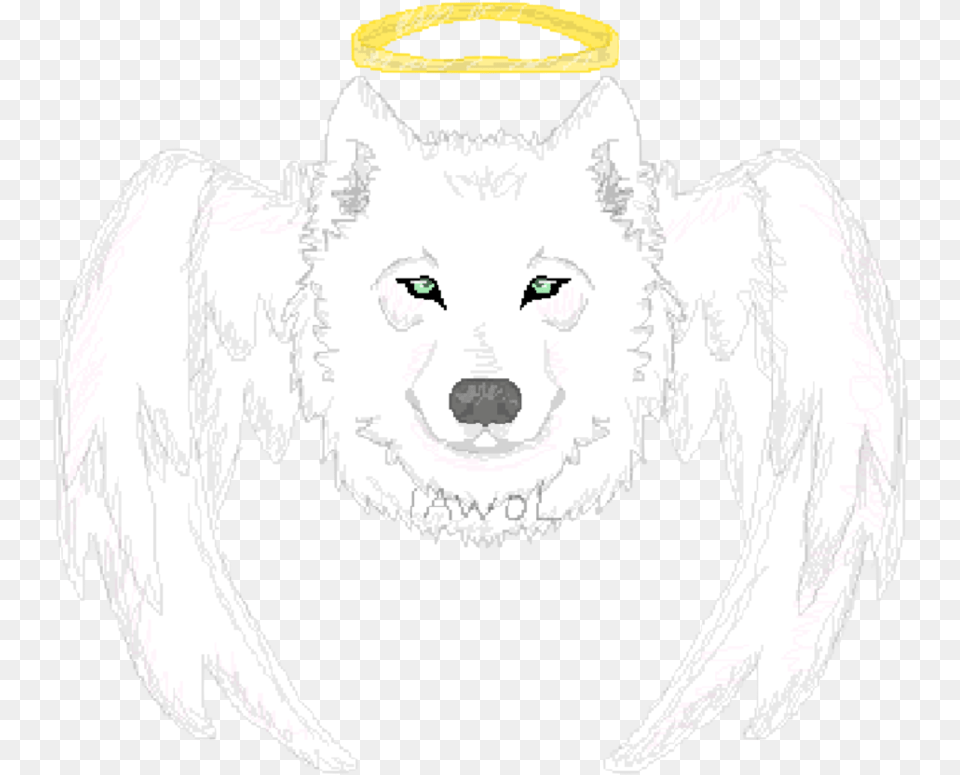 Jpg Black And White Stock Angel At Getdrawings Com Sketch, Animal, White Dog, Pet, Mammal Free Transparent Png