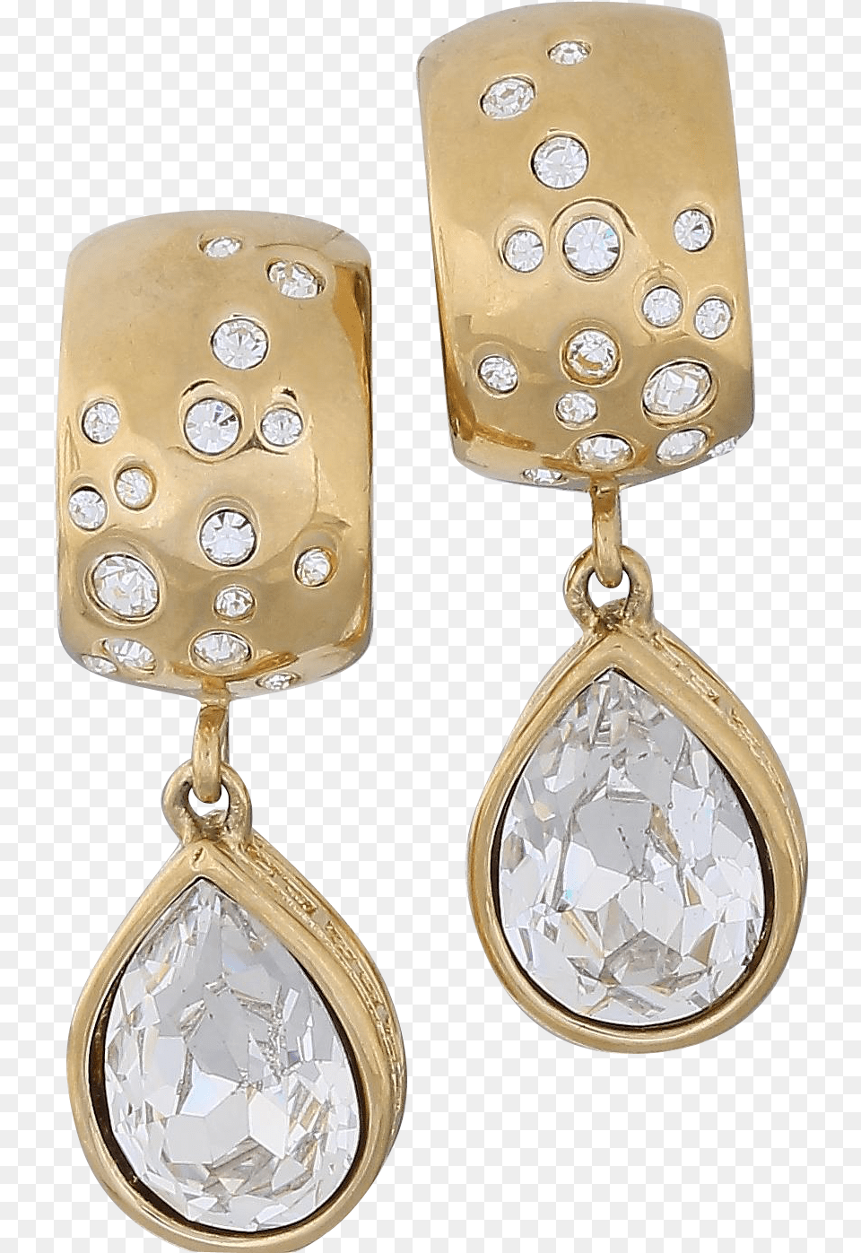 Jpg Free Bold Givenchy Crystal Gold Earrings, Accessories, Earring, Jewelry, Diamond Png
