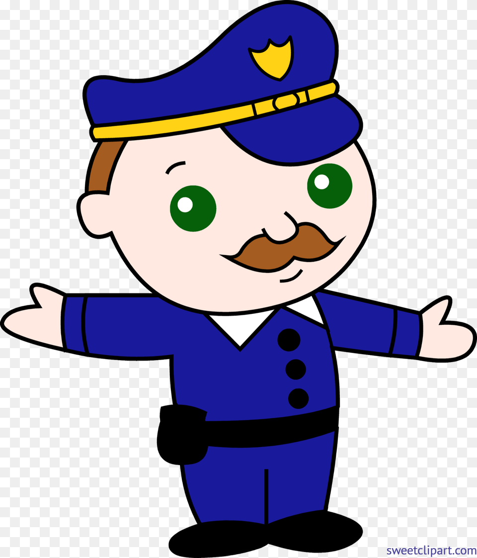 Jpg Freeuse Download Clipart Policeman Security Guard Cartoon, Baby, Person, Face, Head Free Transparent Png