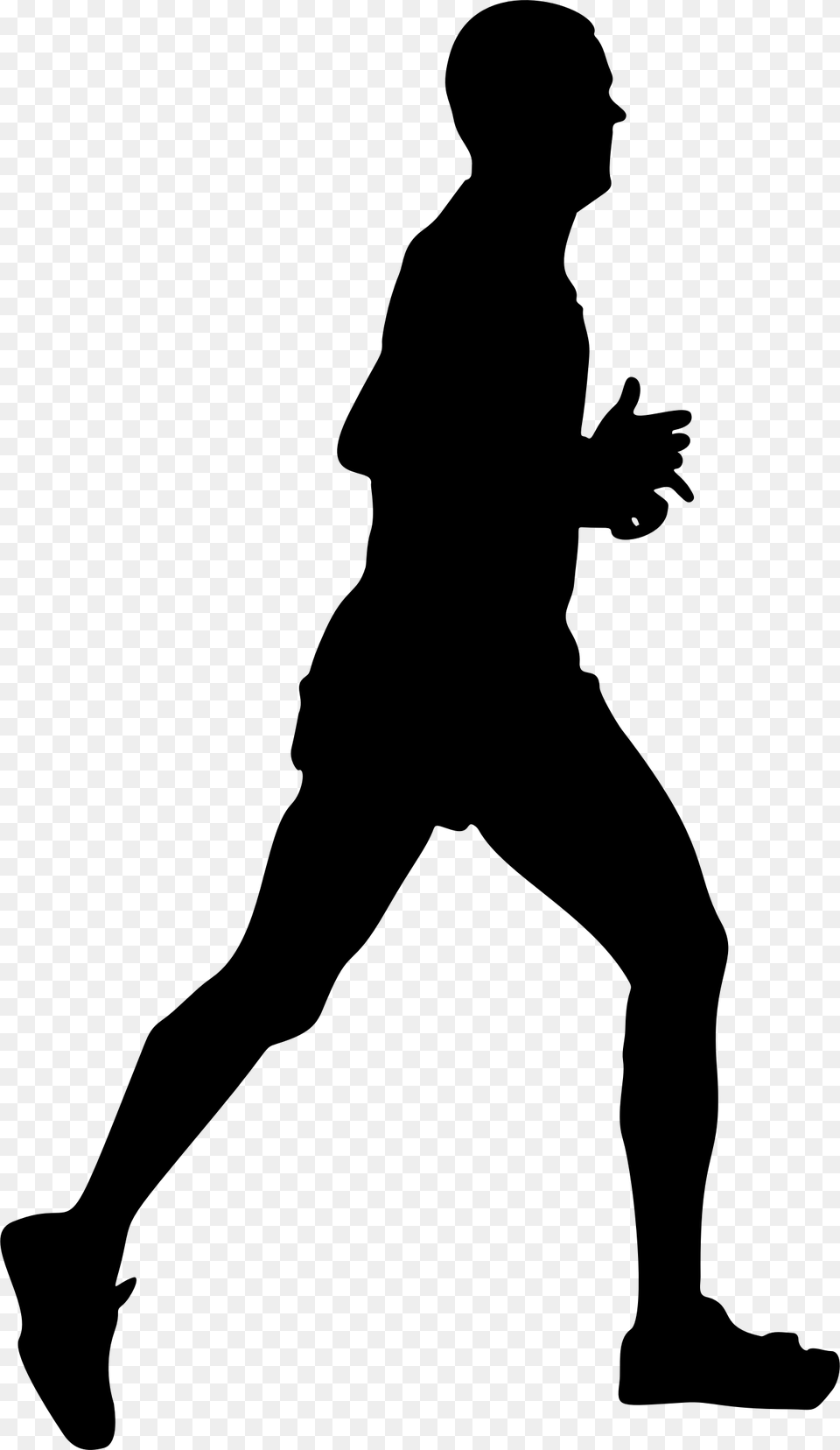 Jpg Freeuse Library Elvis Profile At Getdrawings Com Runner Silhouette Clipart, Gray Png Image