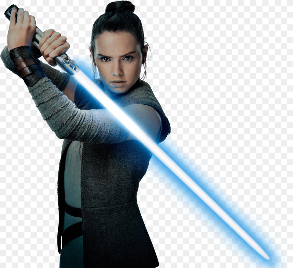 Jpg Freeuse Nmd Star Wars Rey, Light, Weapon, Sword, Person Png Image