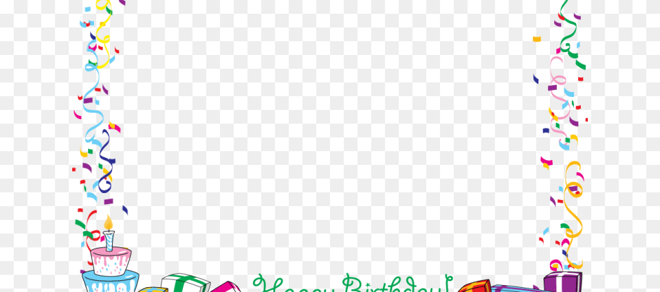 Jpg Library Borders Encode Clipart To Base For Happy Birthday, Paper, Confetti, Person Free Transparent Png