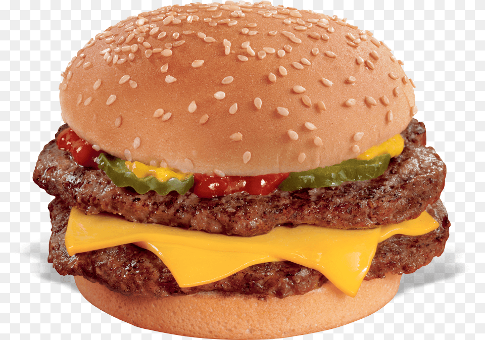 Jpg Library Cheeseburger Transparent Double, Burger, Food Free Png Download