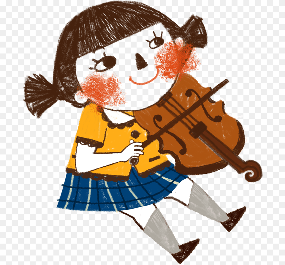 Jpg Library Library Child Cartoon Illustration The Portable Network Graphics, Person, Musical Instrument, Violin, Face Free Transparent Png