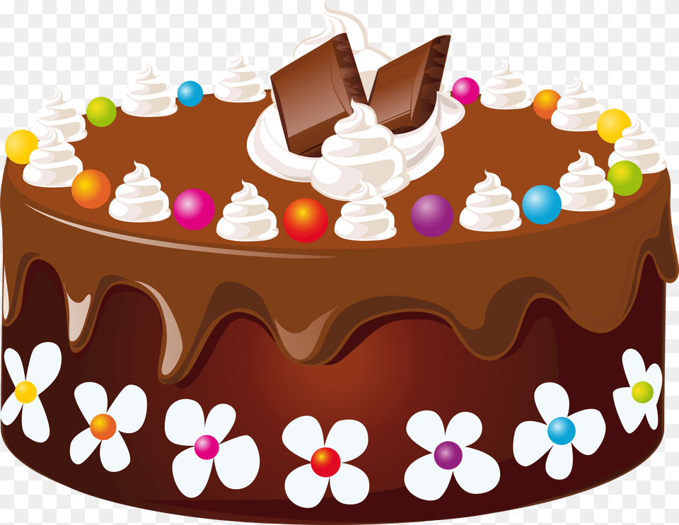Jpg Library Library Chocolate Cake Gallery Cake Clipart, Birthday Cake, Cream, Dessert, Food Free Png Download
