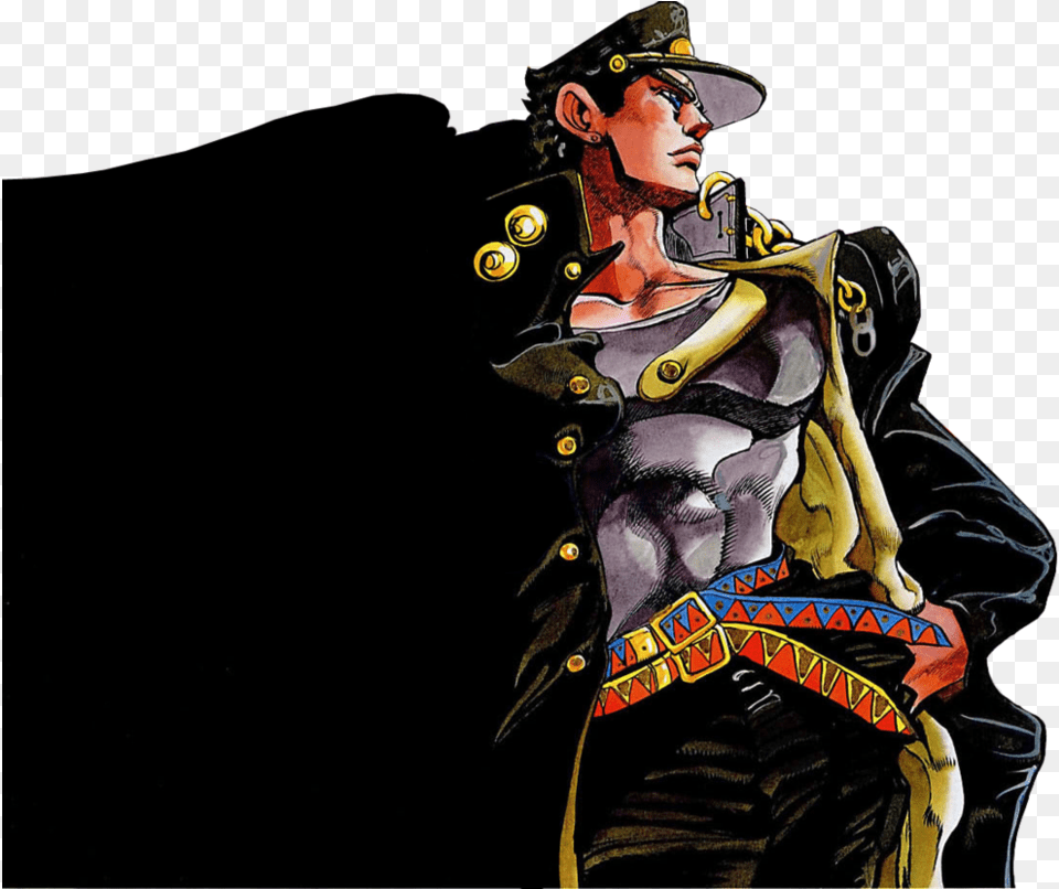 Jpg Library Library Jotaro Transparent Jojo39s Bizarre Adventure Part 3 Stardust Crusaders, Adult, Male, Man, Person Free Png