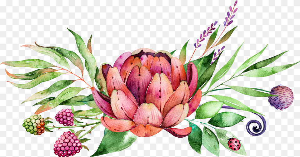 Jpg Library Painting Flower Succulent Plants Transprent Succulents Painting Free Png