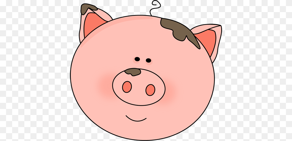 Jpg Library Pig Face Clipart Cute Pig Face Cartoon, Piggy Bank Png Image