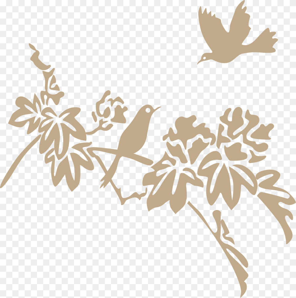 Jpg Royalty Bird Euclidean Simple Birds With Transprent Vector Graphics, Art, Floral Design, Pattern, Stencil Free Transparent Png