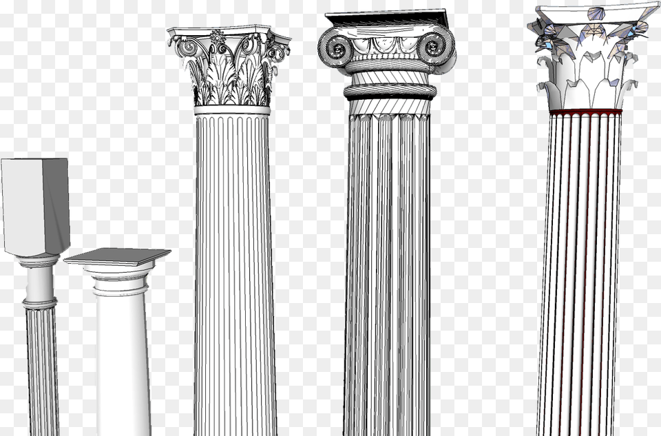 Jpg Royalty Column Clipart Ionian Ionian Post, Architecture, Pillar Free Transparent Png