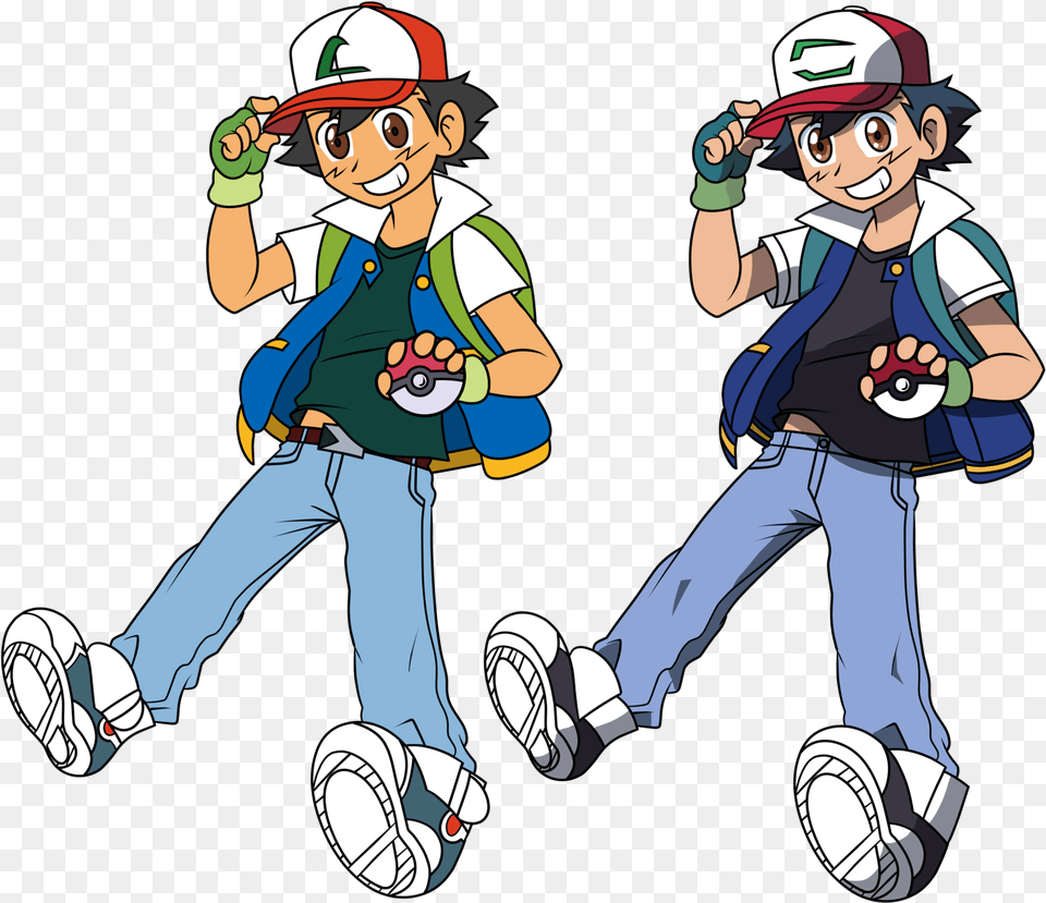 Jpg Royalty Ketchum Pok Mon Character New Ash Ketchum 20th, Book, Comics, Publication, Person Free Png Download