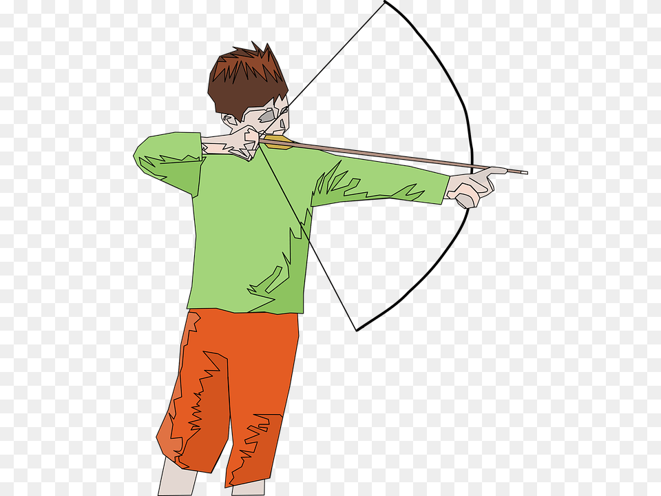 Jpg Royalty Library Archery At Getdrawings Com Motion Of An Arrow From Bow, Person, Weapon Free Transparent Png