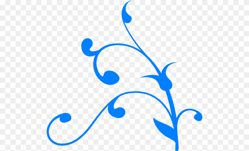 Jpg Royalty Free Stock Blue Swirl Clip Art At Clker Tree Branch Clip Art, Floral Design, Graphics, Pattern Png