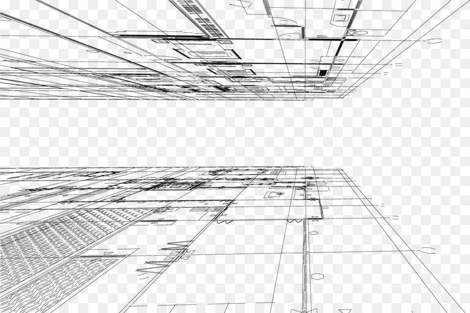 Jpg Royalty Library Abstract Lines Transprent Architecture Line Drawing, Chart, Diagram, Plan, Plot Free Png