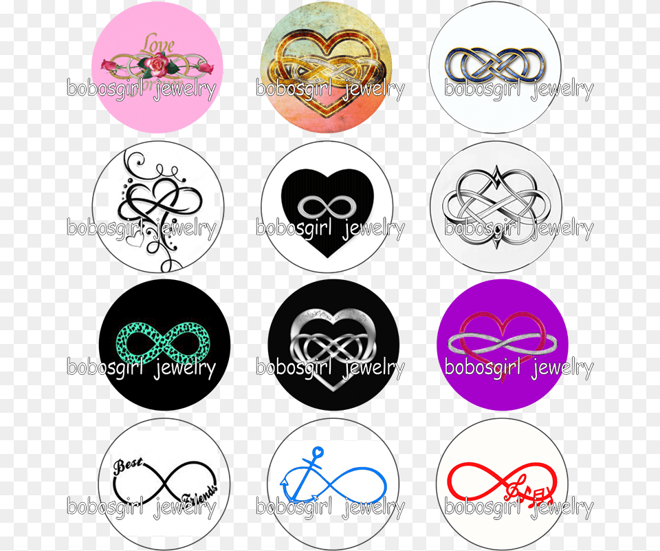 Jpg Stock Infinity Love Best Friends Glass Button, Accessories Png Image