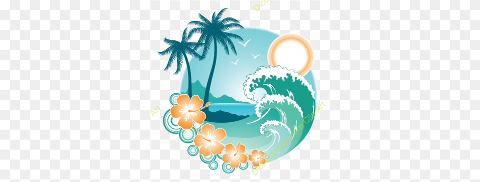 Jpg Download A Colorful Hawaiian Design Paradise Clipart, Animal, Sea Life, Nature, Outdoors Free Transparent Png