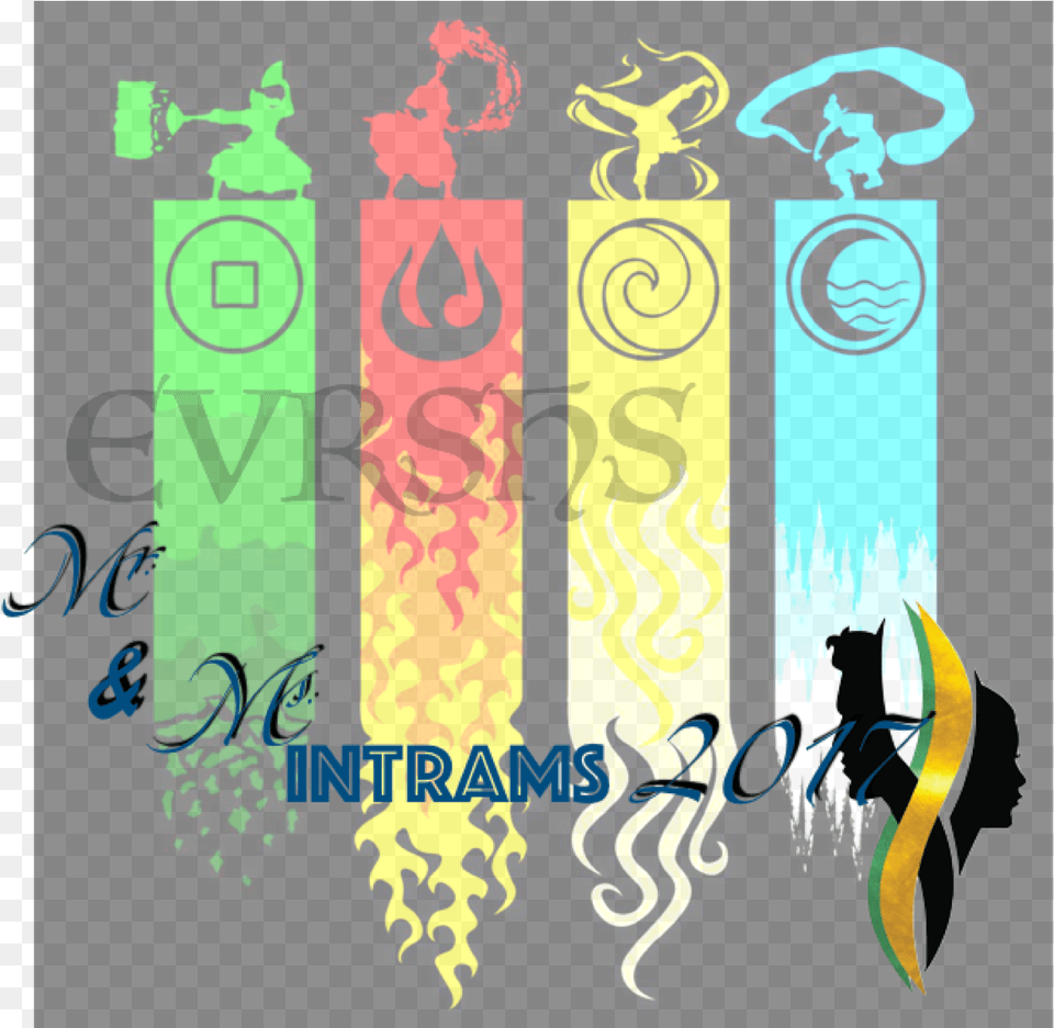 Jpg Transparent Evrshs Ms Intrams Vote Avatar Earth Fire Water Air, Art, Graphics, Light Free Png Download