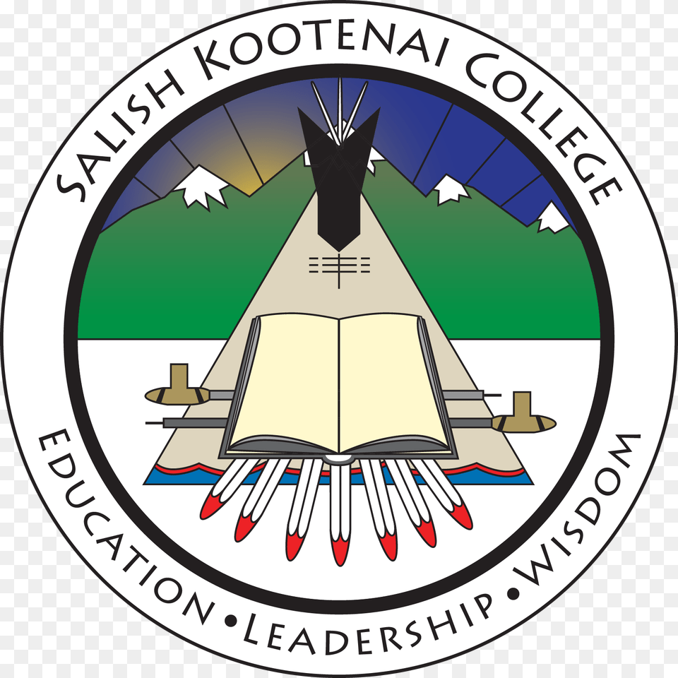 Jpg Transparent File Downloads Salish Kootenai College Salish Kootenai College, Emblem, Symbol, Logo, Camping Free Png Download