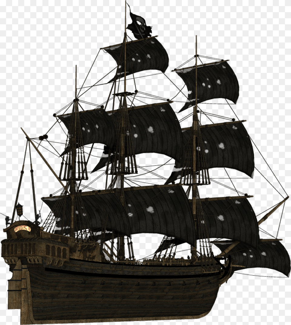 Jpg Transparent Jack Sparrow Pirates Of The Caribbean Pirate Ship, Boat, Sailboat, Transportation, Vehicle Png Image