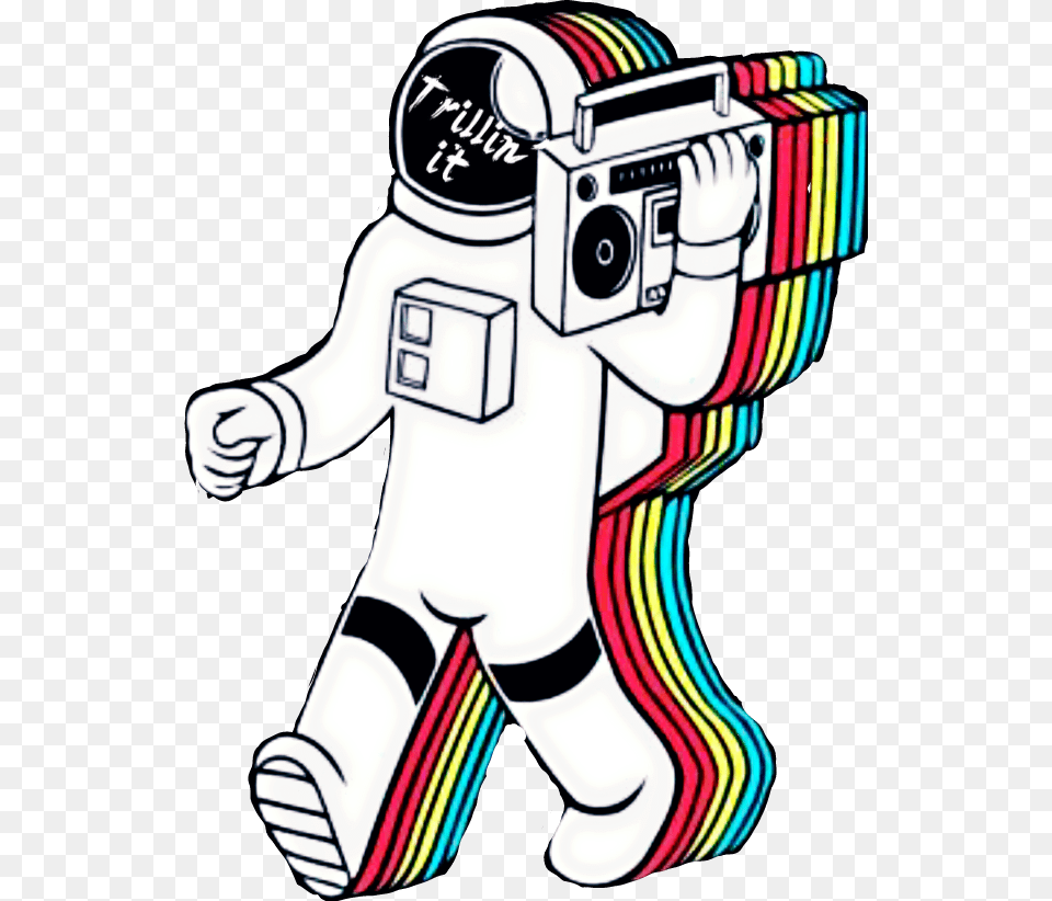 Jpg Trill Astronaut Sticker By Tinamzornes Report Abuse Music Iphone 6 Background, Baby, Person, Photography, Art Free Png Download