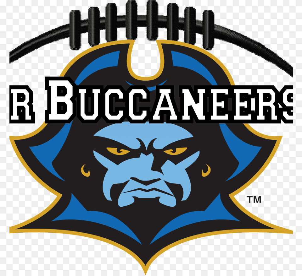 Jr Bucs Football East Tennessee State University Football Logo, Symbol, Face, Head, Person Png Image