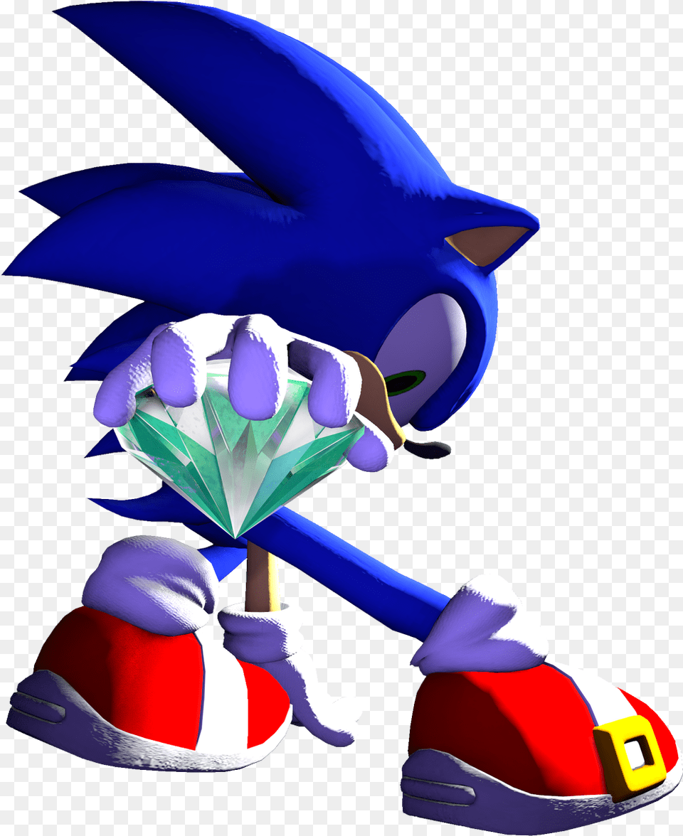 Jraddy Sonic The Hedgehog With Chaos Emeralds, People, Person, Cleaning Png Image