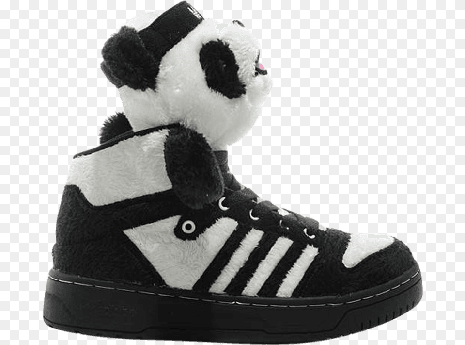 Js Panda Bear 39jeremy Scott39 Adidas Js Panda Bear 39panda Bear, Clothing, Footwear, Shoe, Sneaker Free Png Download