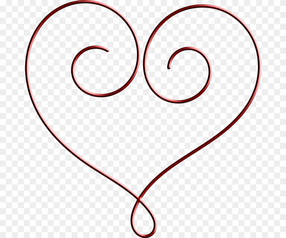 Jss Happycamper Wire Doodle Red, Heart, Electronics, Headphones Png Image