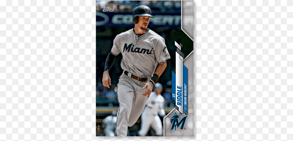 Jt Riddle 2020 Topps Series 1 Base Card Poster Baseball Player, Team Sport, Team, Sport, Person Free Png