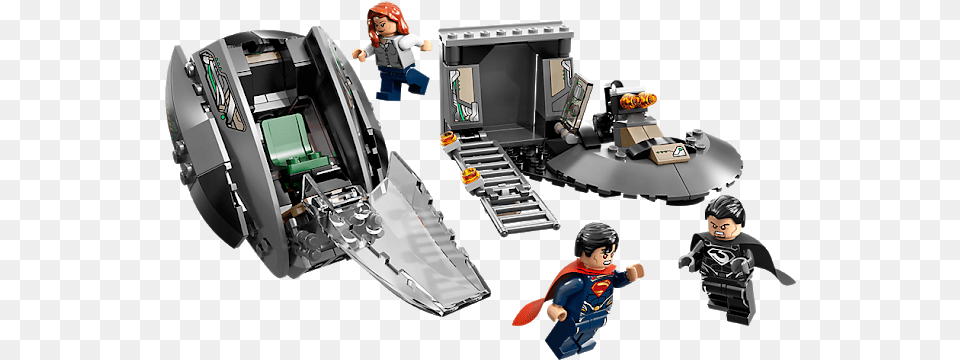 Jual Lego Action Figure Mainan Lego Dc Universe Super Lego Super Heroes Superman Black Zero Escape, Baby, Person, Head, Machine Png Image