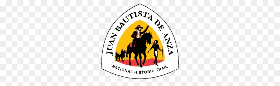 Juan Bautista De Anza National Historic Trail Logo, Adult, Person, People, Female Free Transparent Png