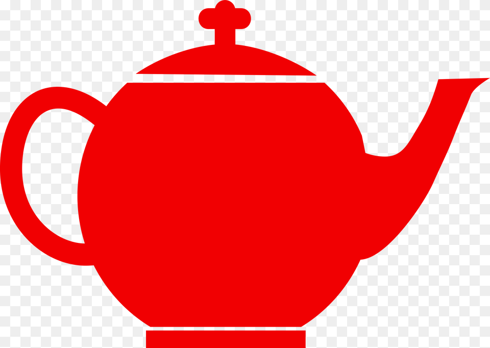Jubilee Tea Pot Red Icons, Cookware, Pottery, Teapot Png