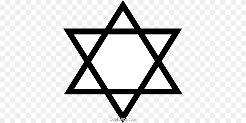 Judaism Star Of David Royalty Free Vector Clip Art Illustration, Star Symbol, Symbol, Cross Png Image