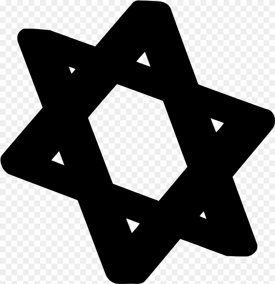 Judaism Symbol Estrella De David, Gray Free Transparent Png