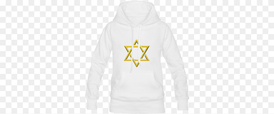 Judaism Symbols Golden Jewish Star Of, Clothing, Hoodie, Knitwear, Sweater Free Transparent Png