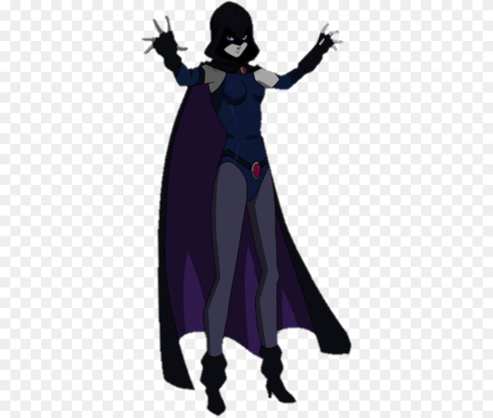 Judas Contract Raven By 13josh16 On Raven Teen Titans The Judas Contract, Cape, Clothing, Fashion, Person Free Png Download