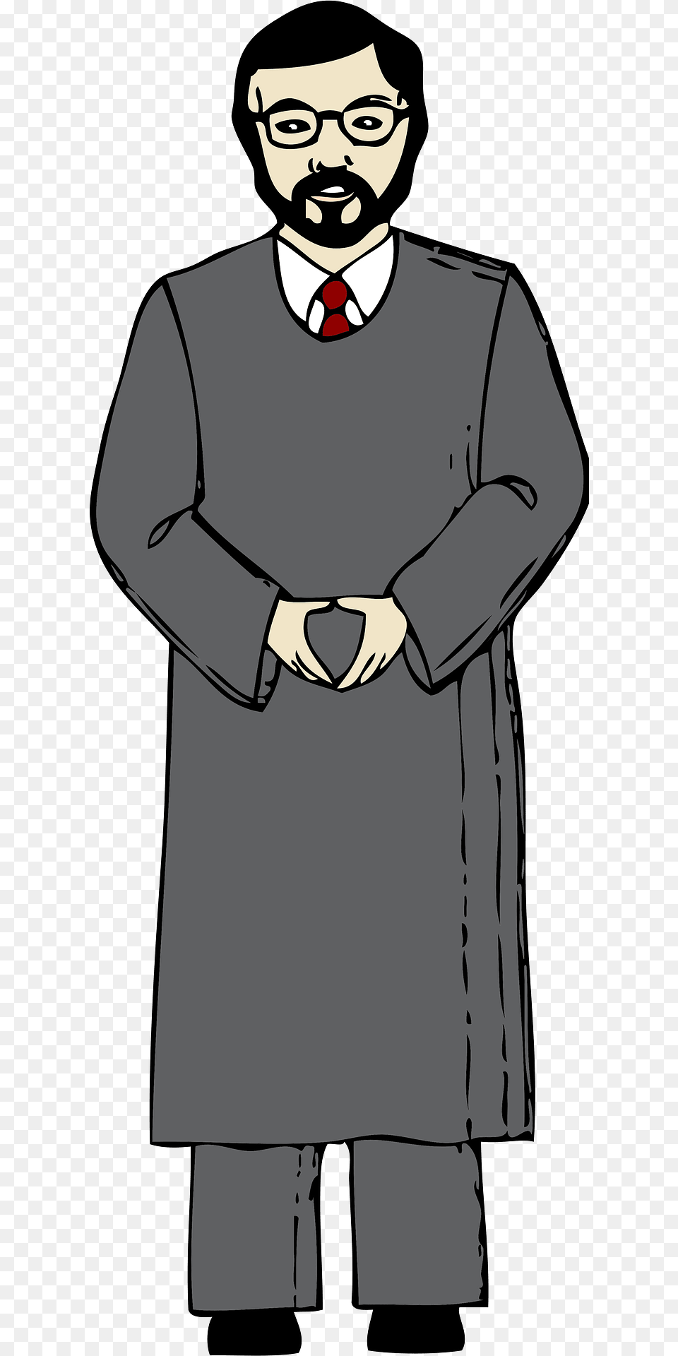 Judge Clipart, Clothing, Coat, Adult, Person Png